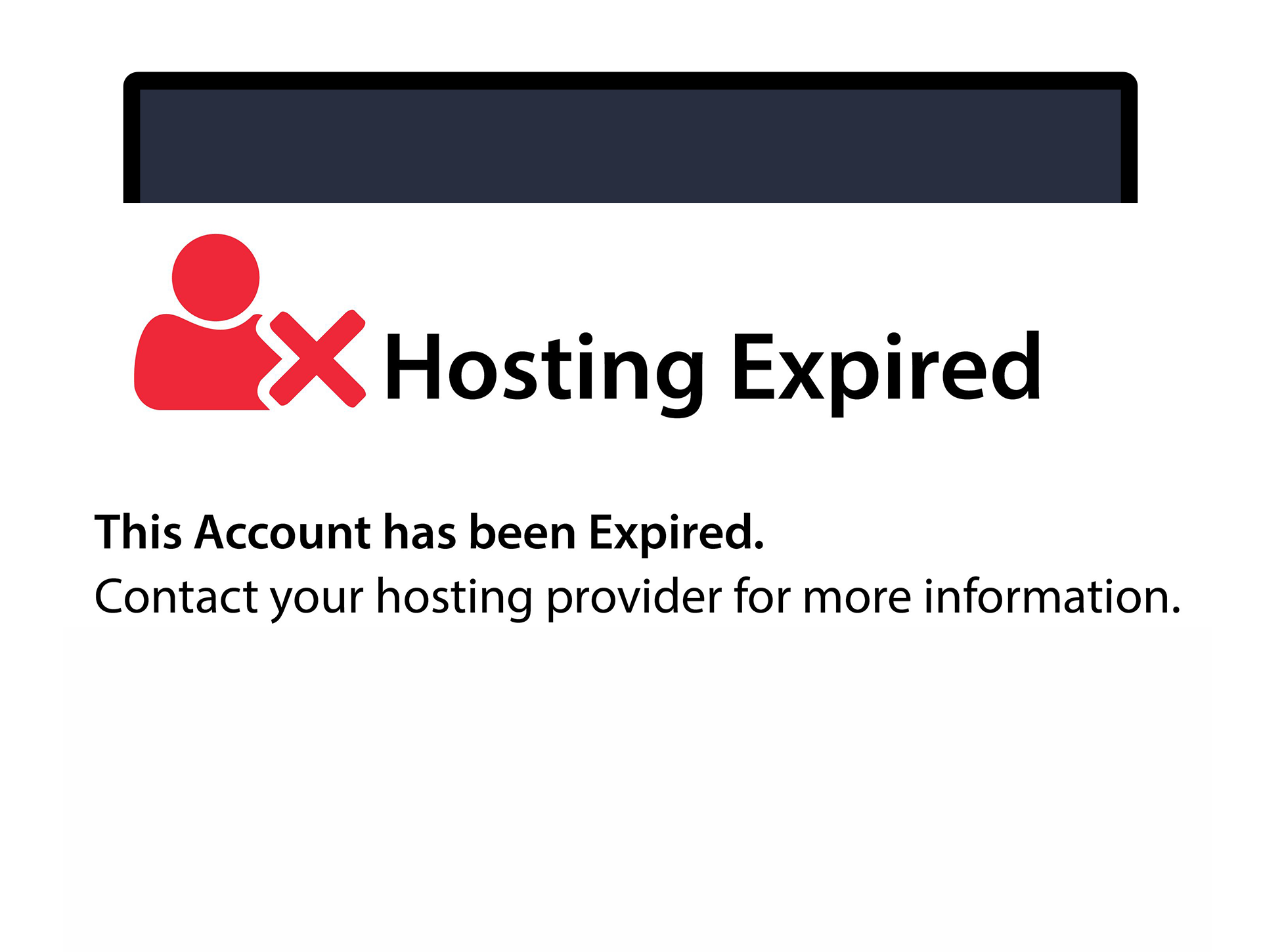 Hosting Expired